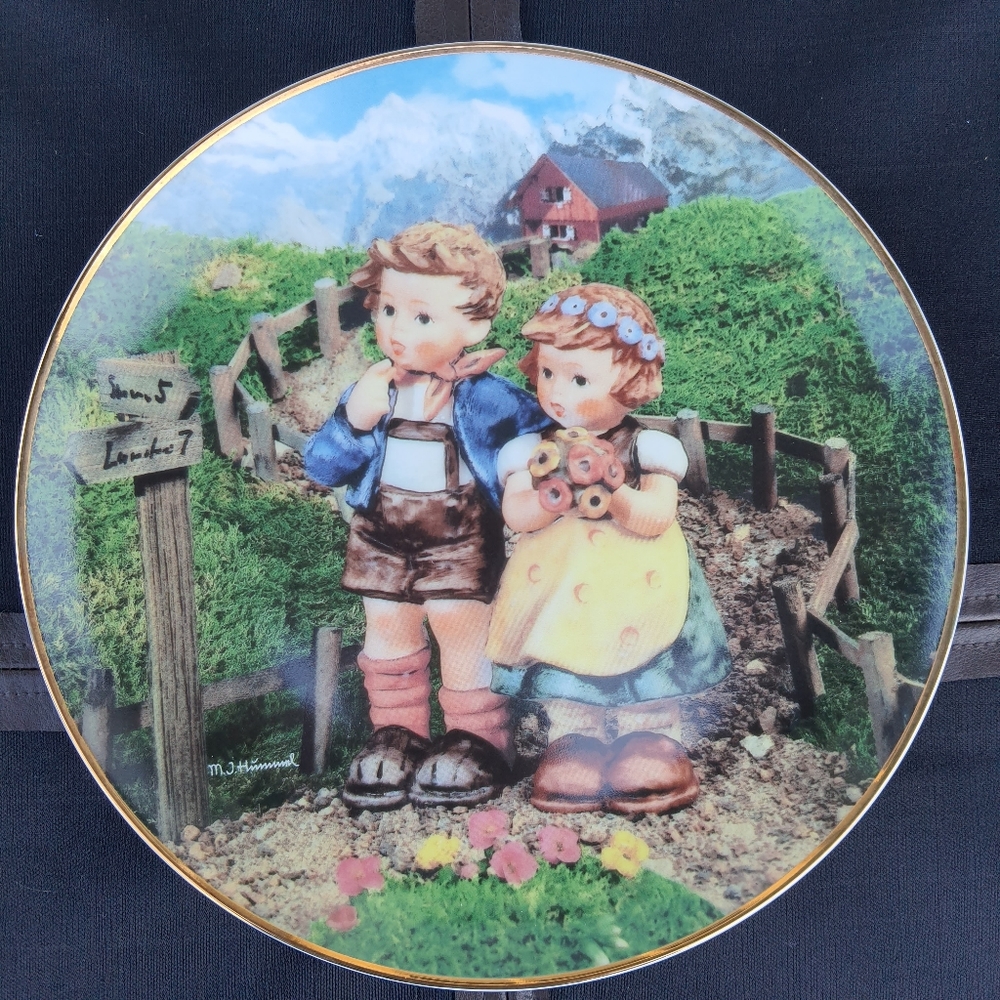 Vintage M.J. Hummel plates